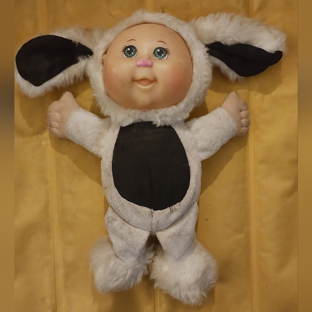 9” Cabbage Patch Kids Cuties Plush Body CPK Puppy Dog 2012 stuffed jakks